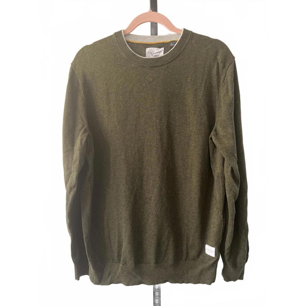 Five Four Los Angeles Men's Sweater - Forest Green - Size M